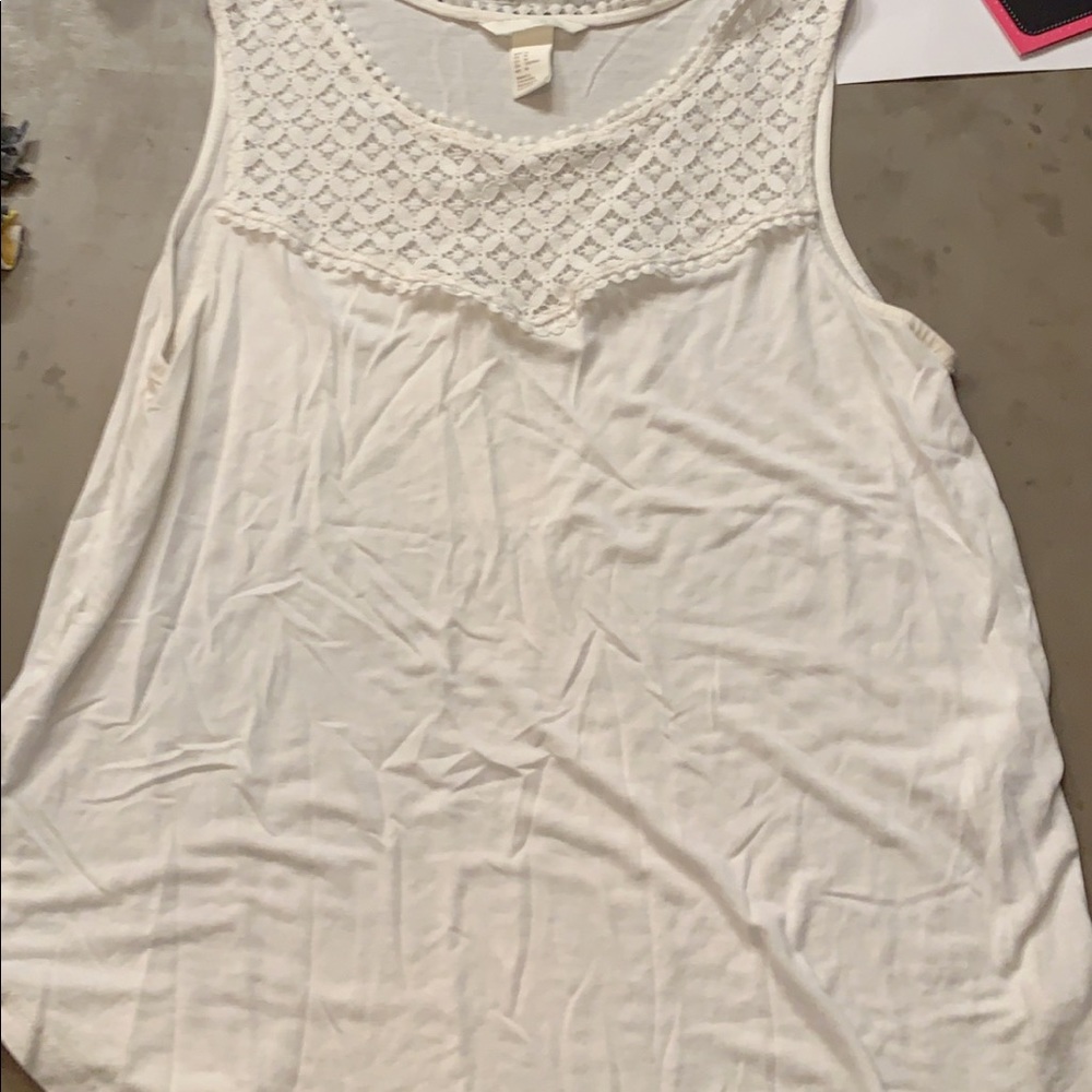 White tank top